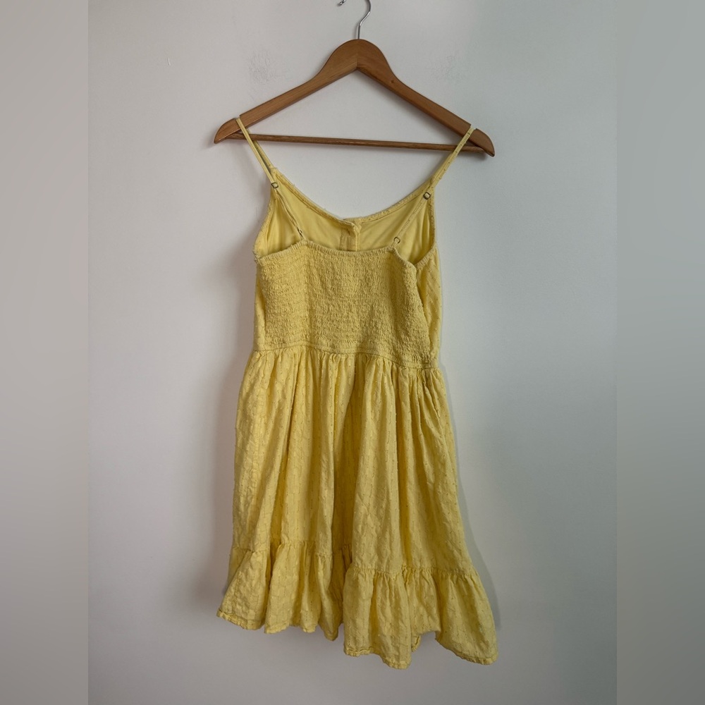 Yellow Button Down Dress - image 3